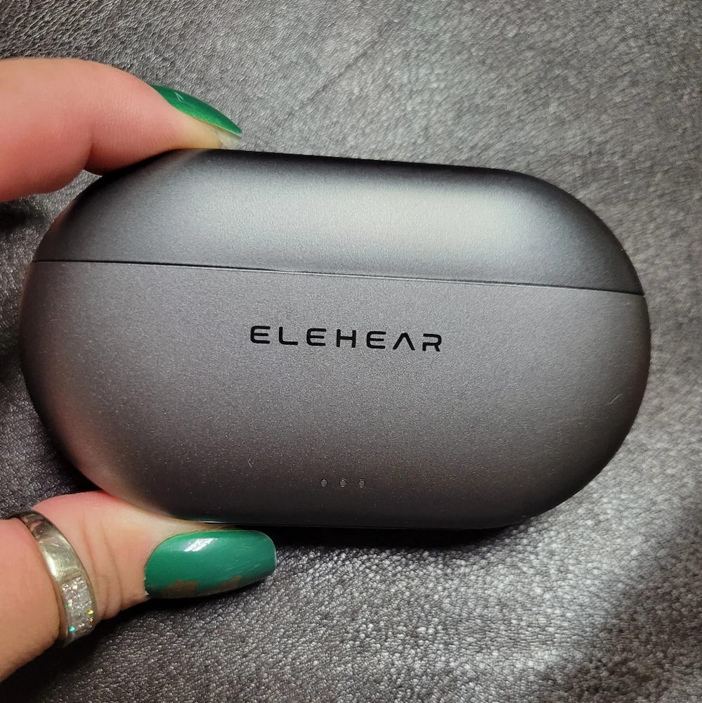 Gray Wireless Earbuds Charger